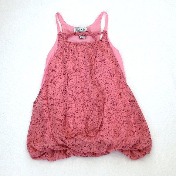 *Relisted* Myth NYC Women's Pink Floral Summer Tank Top Blouse Tie Decor S - Picture 13 of 14
